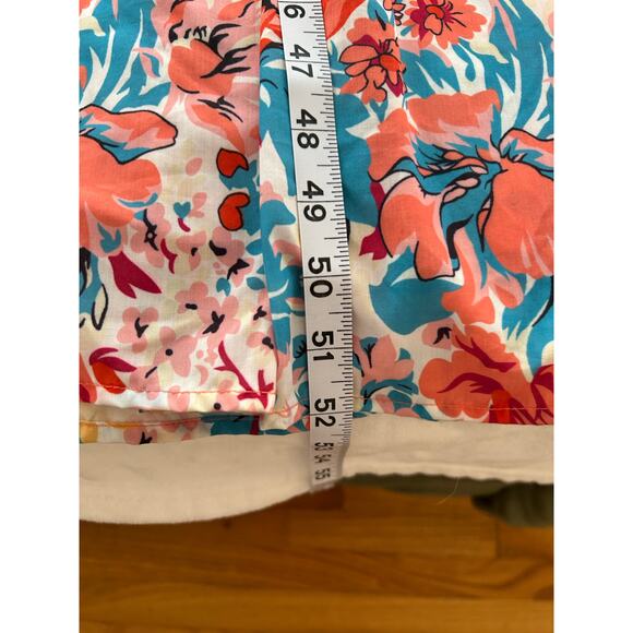 JADE MELODY TAM Beautiful Floral Maxi Dress Short Sleeve V-Neck Womens Medium XC - Picture 11 of 13